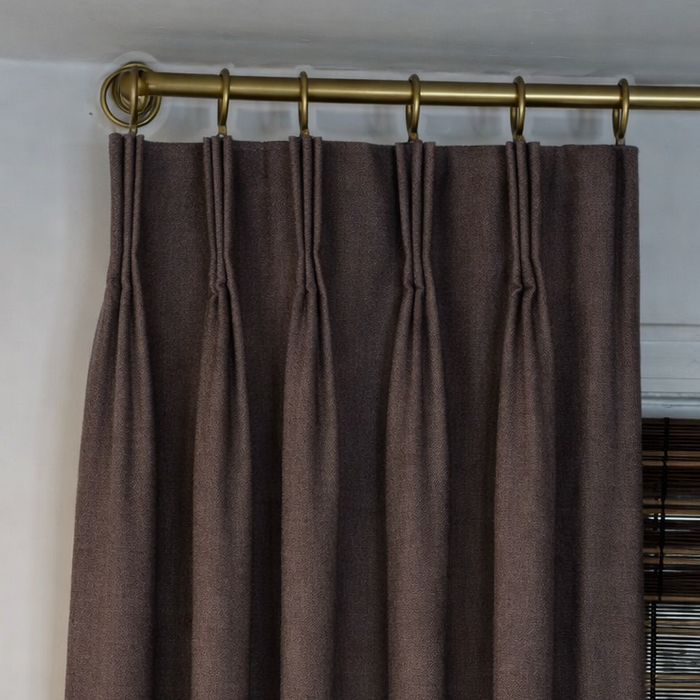 Clairebella in Brown Drapery Panel by Wheaton Whaley Home