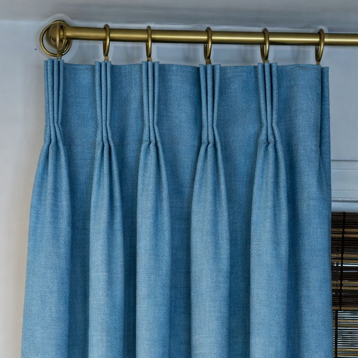 Clairebella in Cobalt Drapery Panel by Wheaton Whaley Home