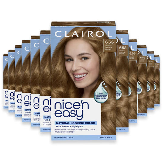 Clairol Nice’n Easy, 6.5G Light Golden Brown - 12 Pack