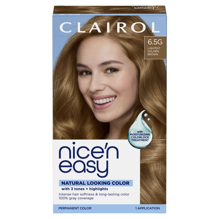 Clairol Nice’n Easy, 6.5G Light Golden Brown - 12 Pack