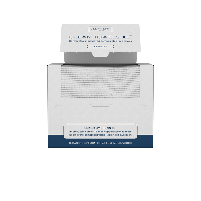Clean Towels™ XL, Disposable Face Towels, 50 Count