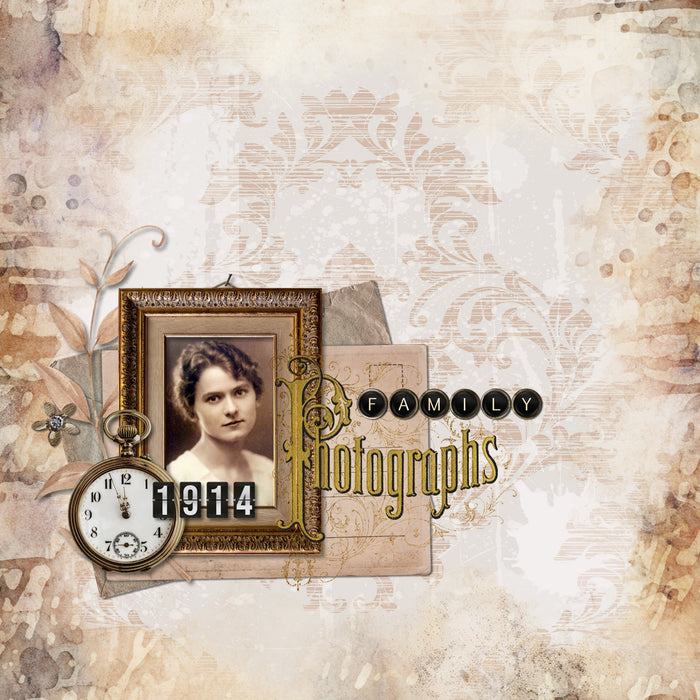 Create your own unique background effects with these easy masks & overlays by Lucky Girl Creative digital art that will add a subtle or bold effect to your digital scrapbooking page edges. Fill the masks with your favorite color, photo, or paper. Great for every occasion and theme! In Photoshop, add the photo mask to your page, overlay with your favorite photo or digital paper, and create a clipping path for a stunning result. This kit is NOT included in any bundle.