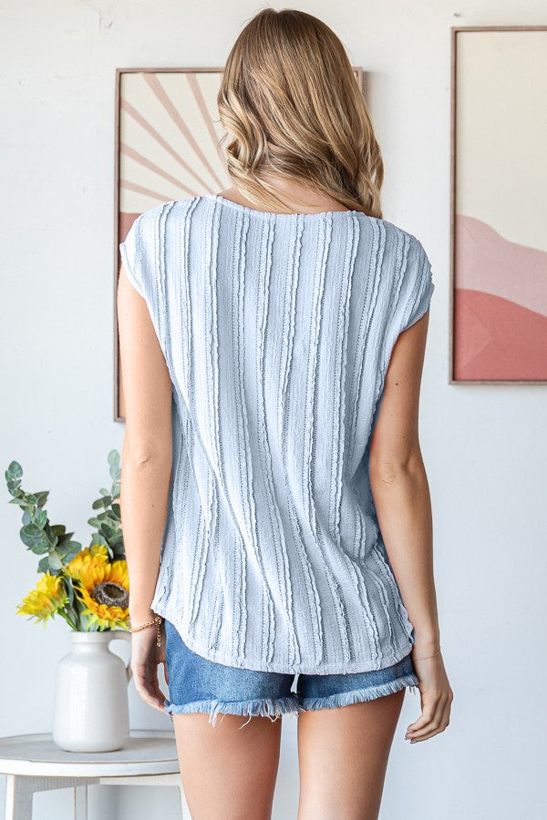 Coastal Elegance Sleeveless Top