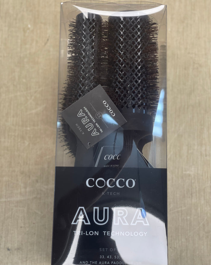 COCCO Aura Brush Set  - Black - Palms Fashion Inc.