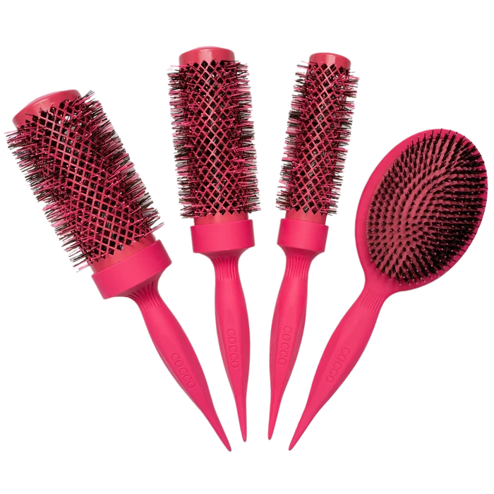 COCCO Aura Brush Set  - Pink - Palms Fashion Inc.