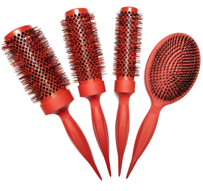 COCCO Aura Brush Set  - Red - Palms Fashion Inc.