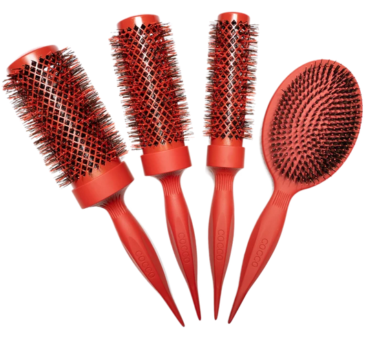COCCO Aura Brush Set  - Red - Palms Fashion Inc.