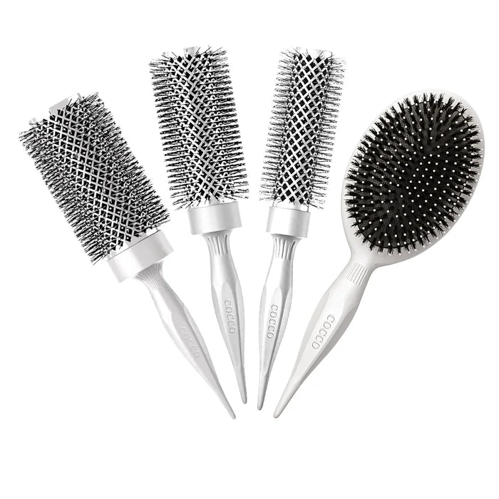 COCCO Aura Brush Set  - White - Palms Fashion Inc.