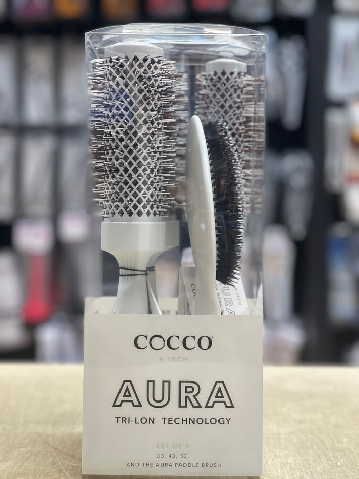 COCCO Aura Brush Set  - White - Palms Fashion Inc.