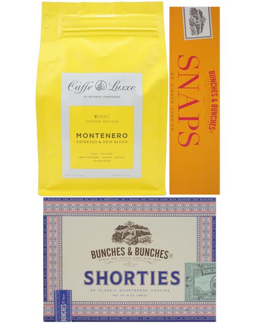 Coffee & Treats Gift Bundle Bunches & Bunches + Caffe Luxxe
