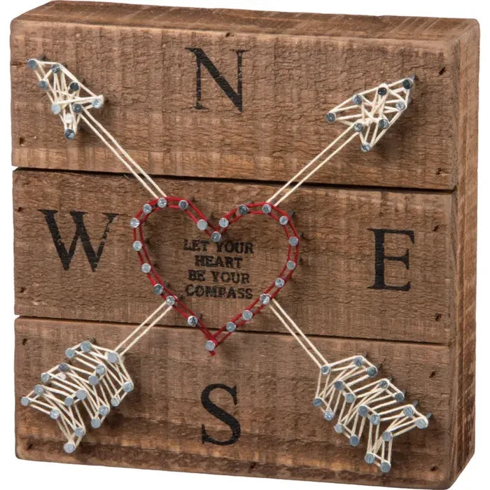 Compass String Art