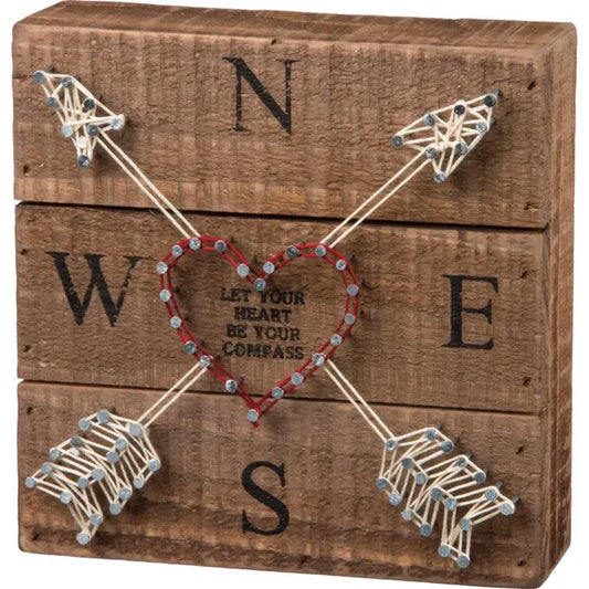 Compass String Art