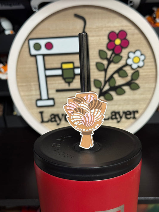 Concha Boquete Straw Charm