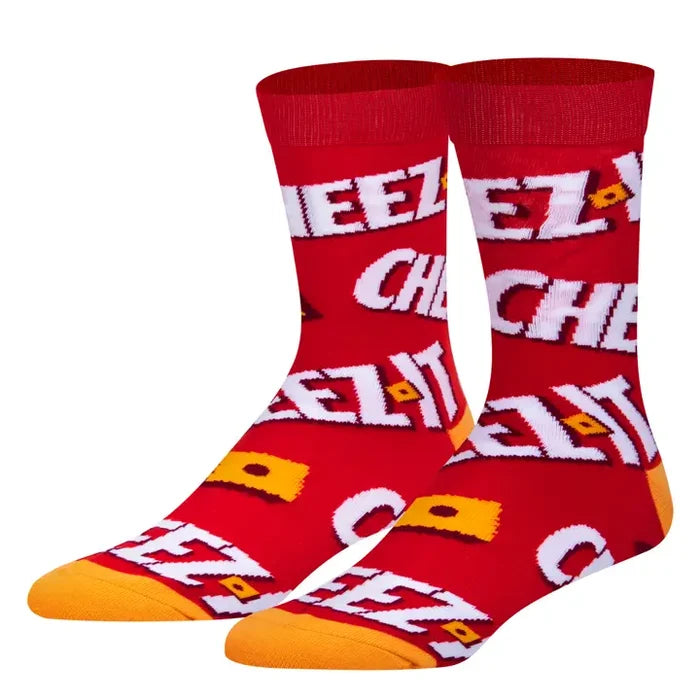 Cool Socks Keep It Cheezy - Mens Crew Folded