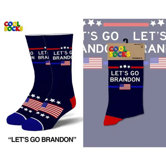 Cool Socks Lets Go Brandon