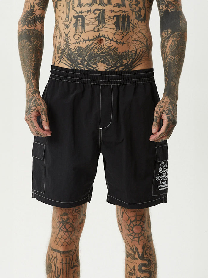 Cosmic - Recycled Cargo Baywatch Short | Black-Image 1