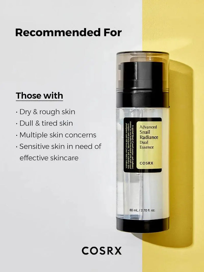 COSRX Advanced Snail Radiance Dual Essence 80 ml - DOKAN