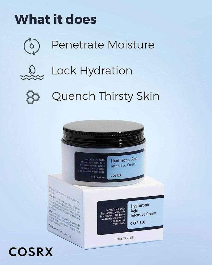 COSRX Hyaluronic Acid Intensive Cream – 100g - Moisturizing Cream - COSRX -- United Arab Emirates -- Pinky Cosmetics