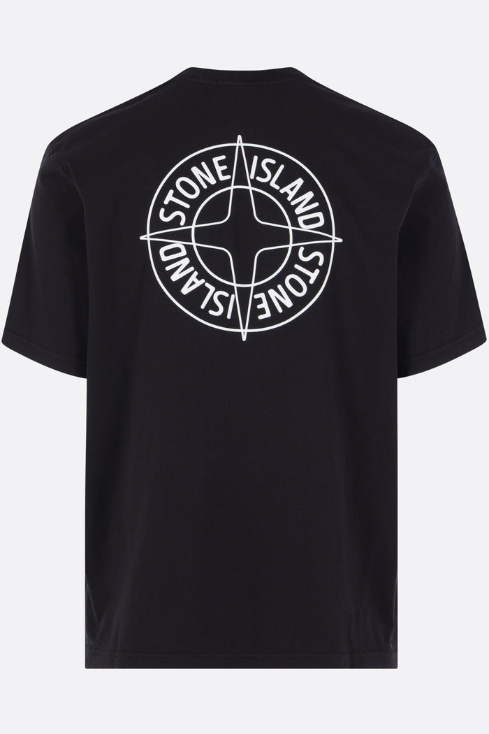 cotton t-shirt with logo print