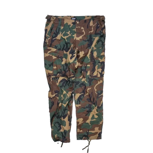 CQR Woodland Camo Ripstop Trousers - Large - Army & Outdoors - Combat Trousers