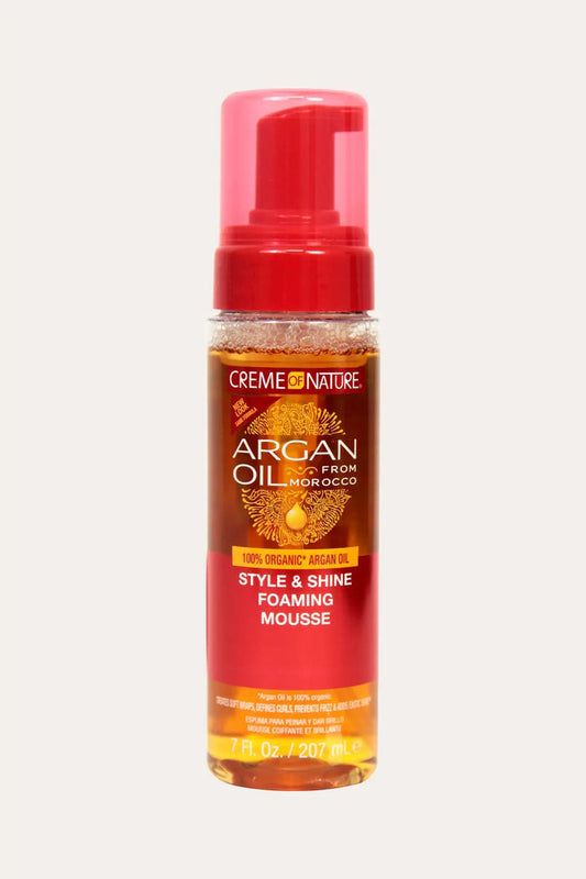 CREME OF NATURE STYLE & SHINE FOAMING MOUSSE 7oz CREME OF NATURE