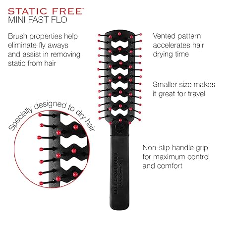 CRICKET STATIC FREE BRUSH - MINI FAST FLOW - Palms Fashion Inc.