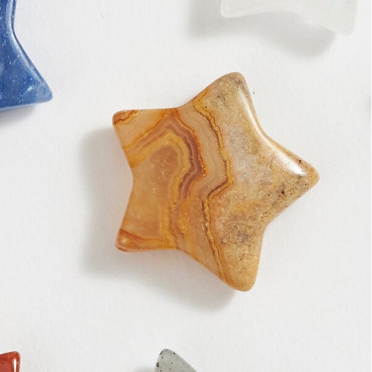 Crystal Carved Star (Assorted)