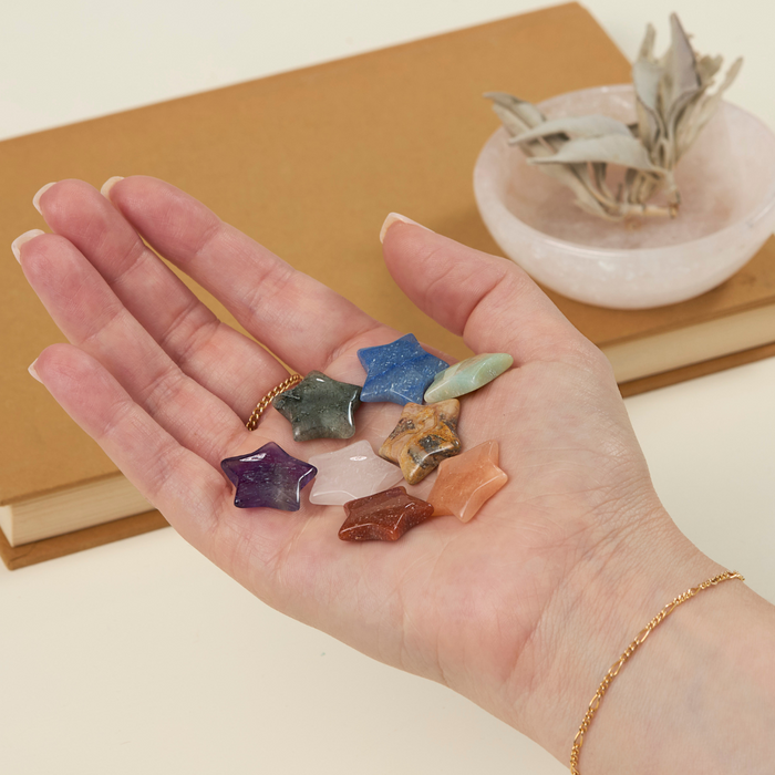 Crystal Carved Star (Assorted)
