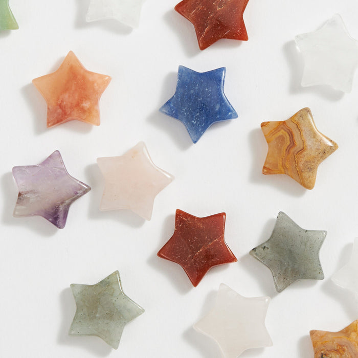 Crystal Carved Star (Assorted)