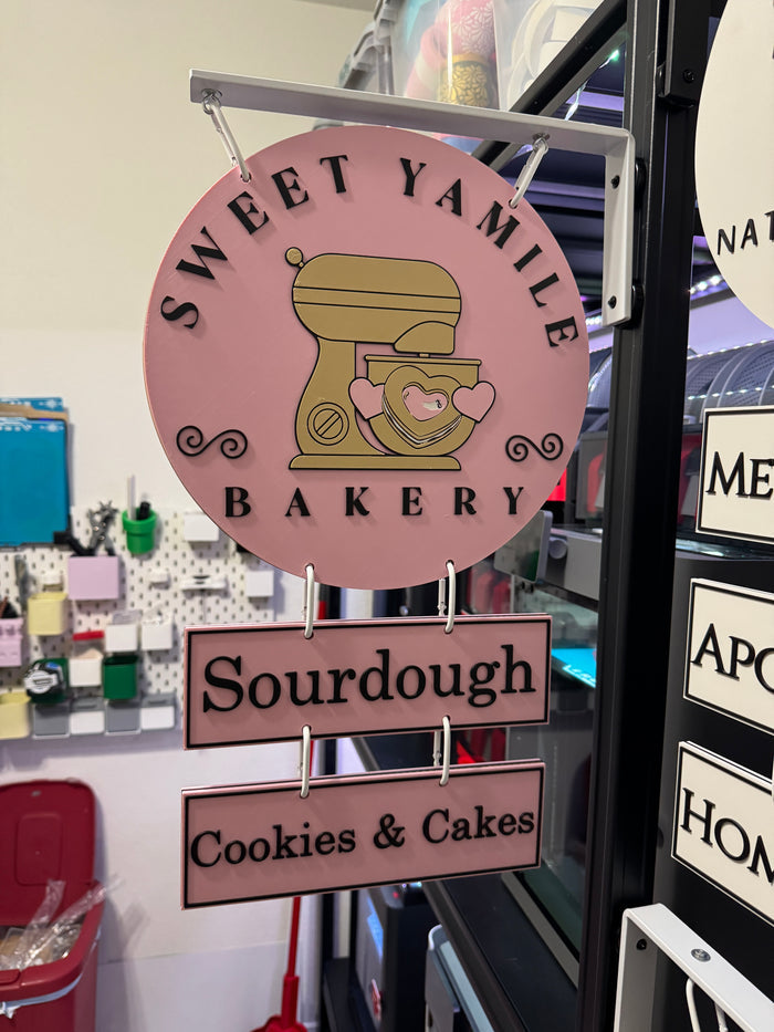 Custom Magnetic Vendor Sign (12”)