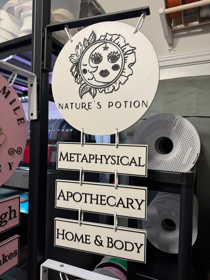 Custom Magnetic Vendor Sign (12”)