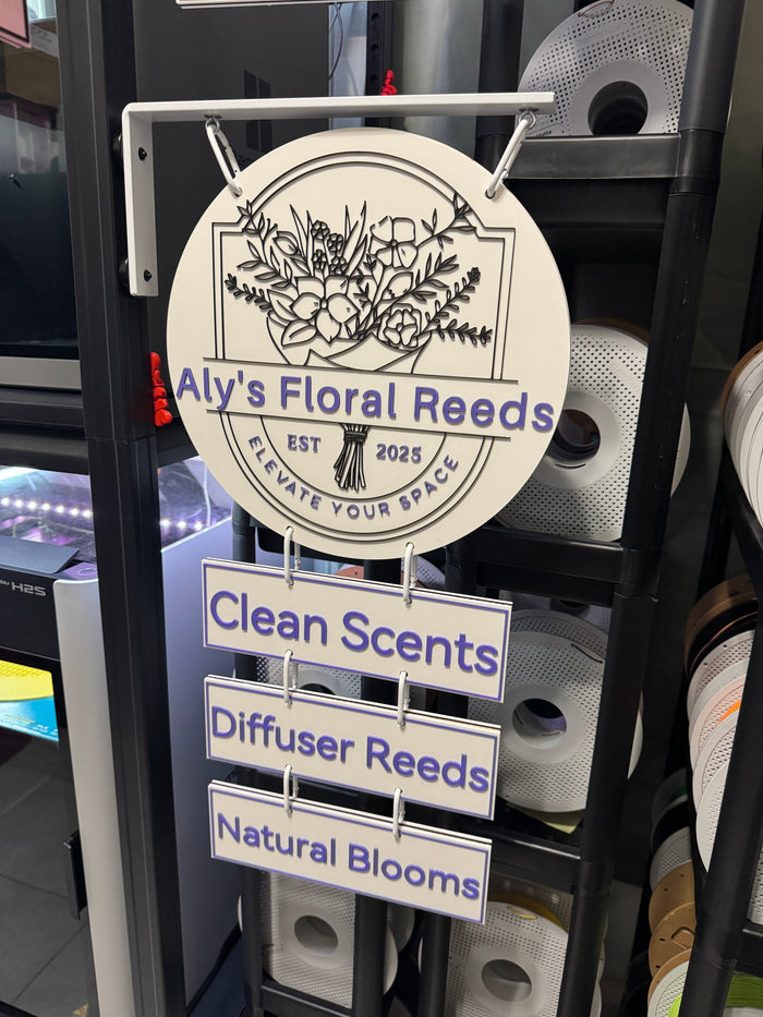 Custom Magnetic Vendor Sign (12”)
