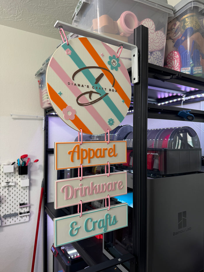 Custom Magnetic Vendor Sign (12”)