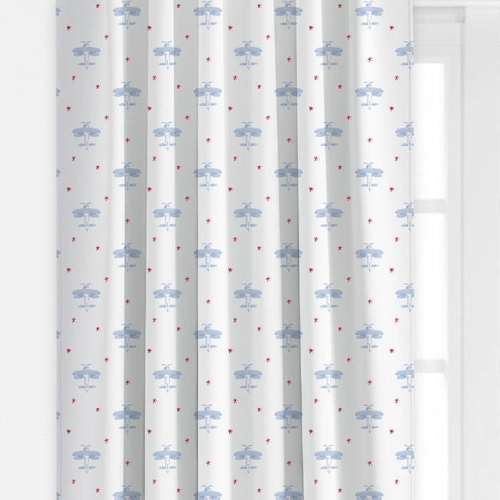 David's Airplane by Camilla Moss Drapery Panel