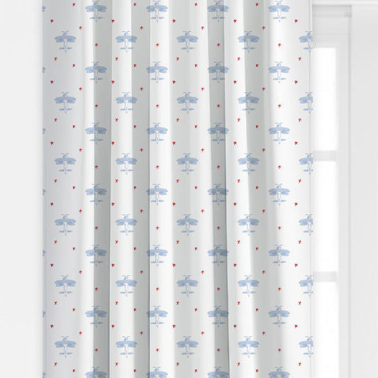 David's Airplane by Camilla Moss Drapery Panel
