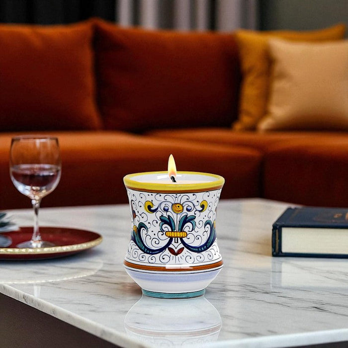 DERUTA CANDLES: Deluxe Precious Concave Candle RICCO DERUTA DELUXE Design