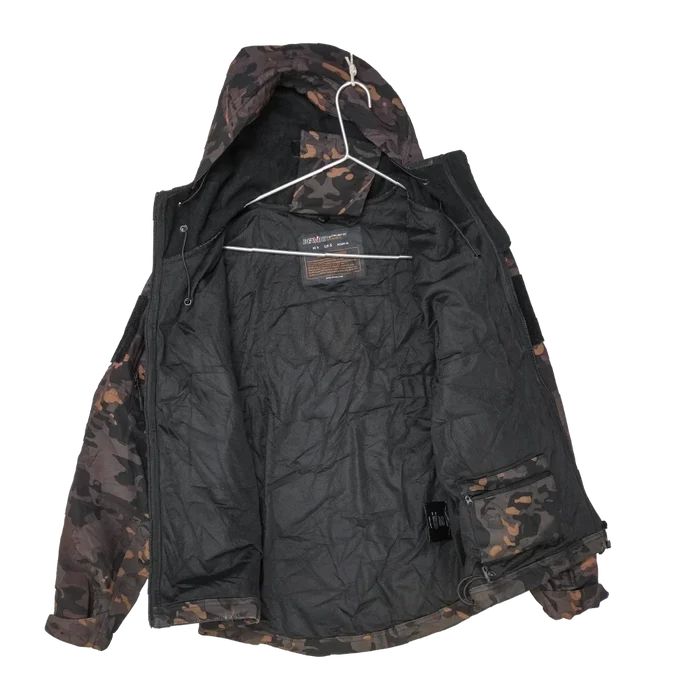 Dewbu Camo Softshell Heated Jacket - Small - Army & Outdoors - Softshell Jacket
