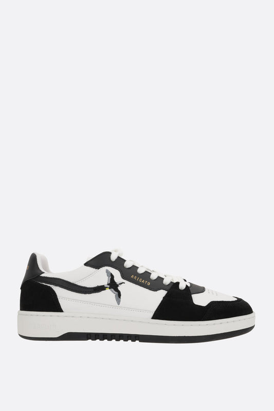 Dice Lo Bee Bird sneakers in smooth leather and suede