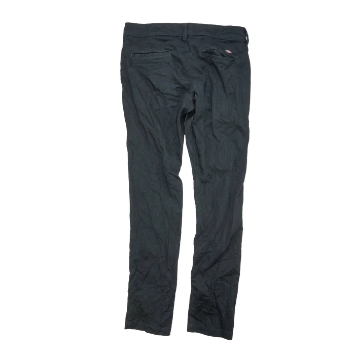 Dickies Women's Black Skinny Trousers - 8R, Medium - Army & Outdoors - Work Trousers