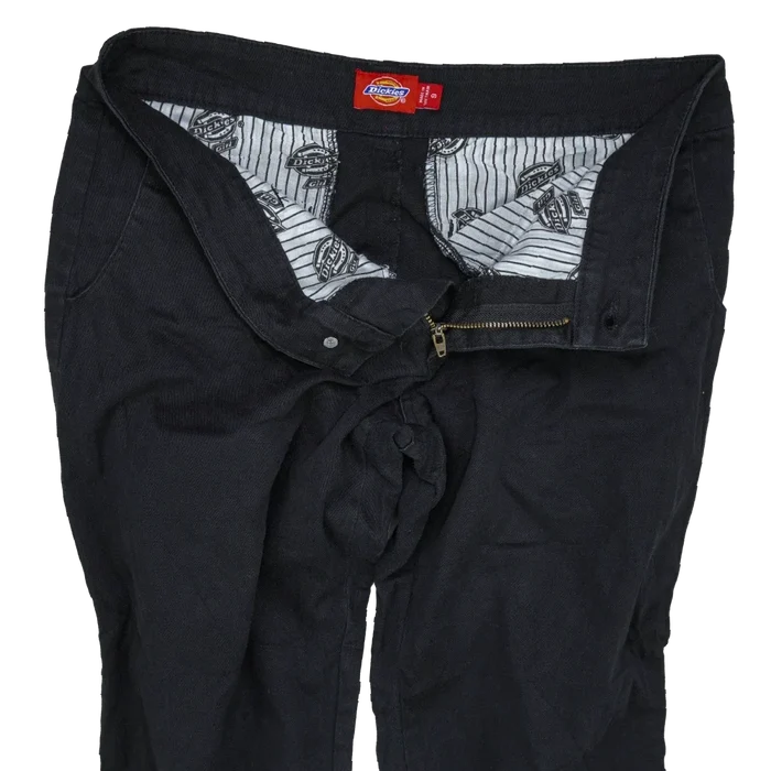 Dickies Women's Black Trousers - Size 9, Medium - Army & Outdoors - Jeans