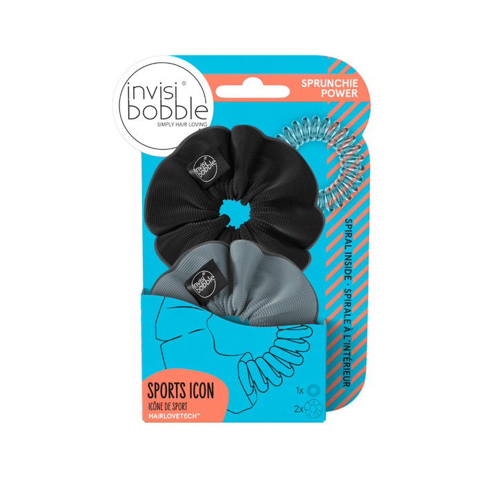 Discontinued - POWER SPRUNCHIE Been There, Run That 3 pc | invisibobble