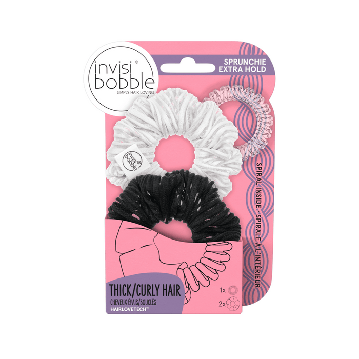 DISCONTINUED - SPRUNCHIE EXTRA HOLD 3 pc | invisibobble