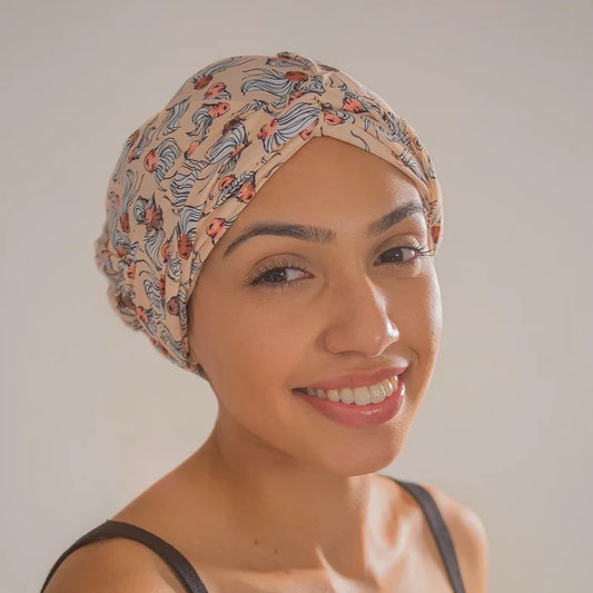 DISCONTINUED -Hair Turban in Mermaid Nude | D'Hair
