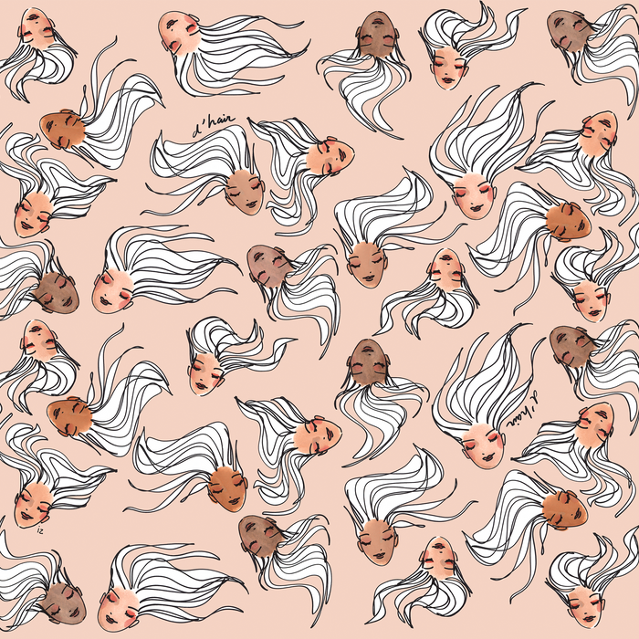 DISCONTINUED -Hair Turban in Mermaid Nude | D'Hair