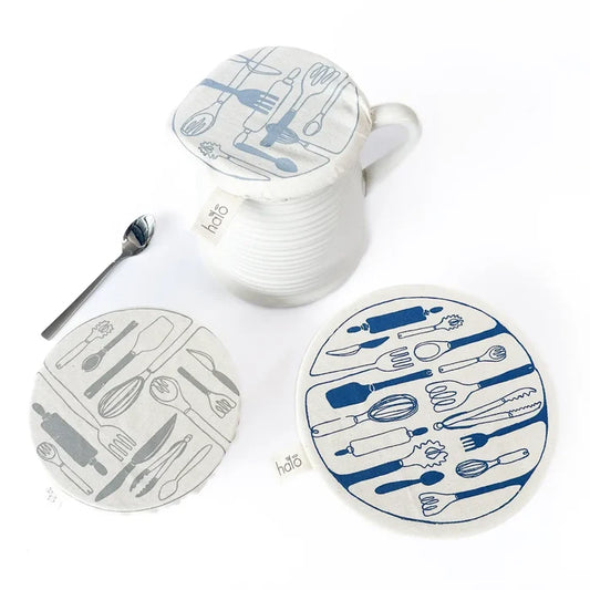 Dish Cover-Small Set of 3 -Utensils
