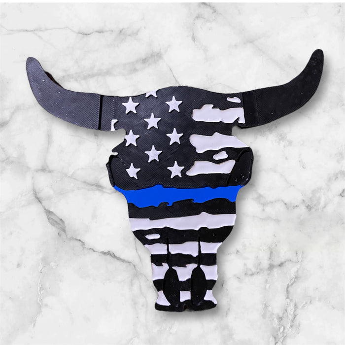 Distressed Flag Aztec Bull Freshie