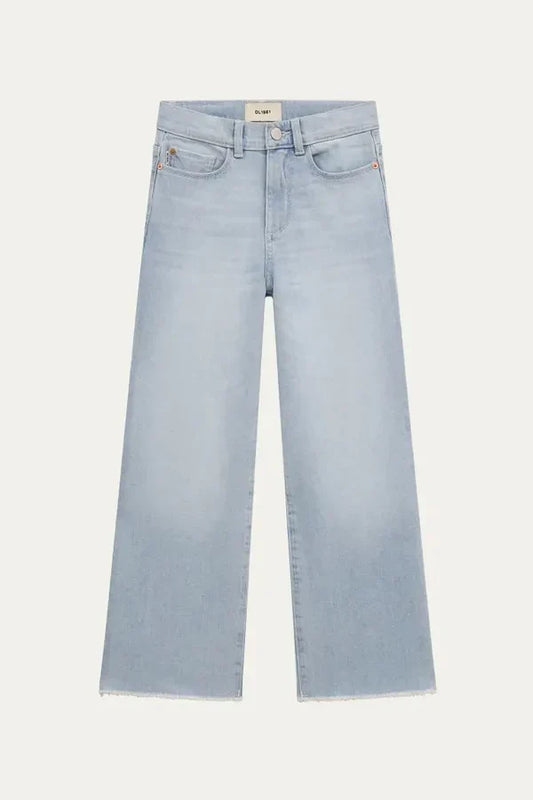 DL1961 Lily Wide Leg Jeans-Poolside