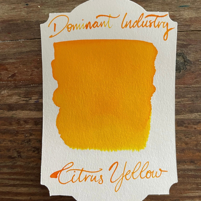 Dominant Industry Citrus Yellow Ink