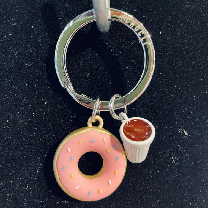 Donut Time Keychain