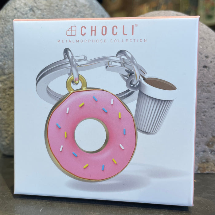 Donut Time Keychain